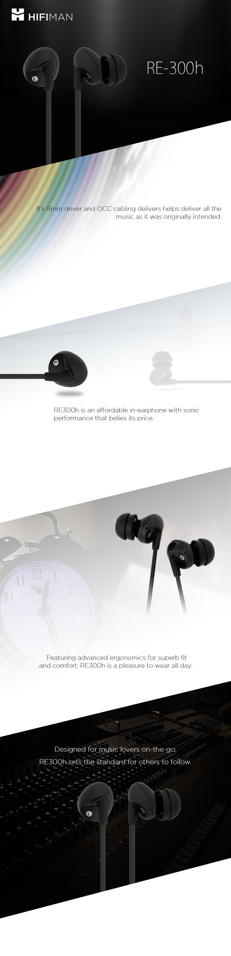 HIFIMAN RE300h Earbuds for all audiophiles
